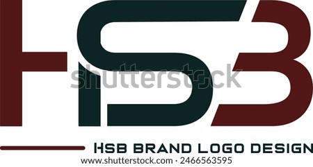 Professional HSB letters logo design vector images. HSB logo design template icon. BSH Gaming logo design best company identity