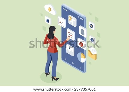 Isometric Effective Social Media Marketing. Message and comment. Harnessing the Potential of Social Media for Your Brand. Connecting with Customers: Social Network Marketing Insights. 