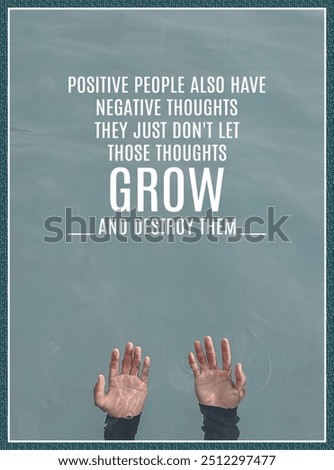 Similar – Image, Stock Photo Let thoughts grow | Plant grows from head silhouette
