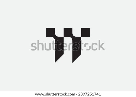 Castle technology logo design icon vector template