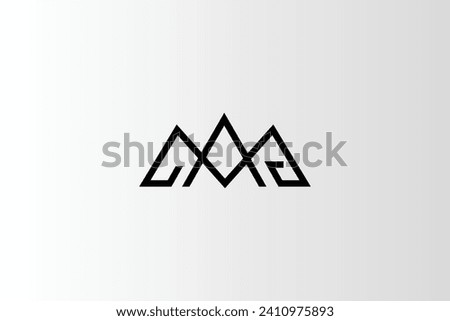 Letter CAG logo vector icon design.