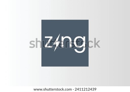 Zing logo vector graphic icon