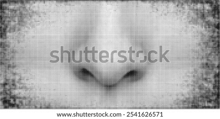 hidung dot. View of the nose lustrings on white background