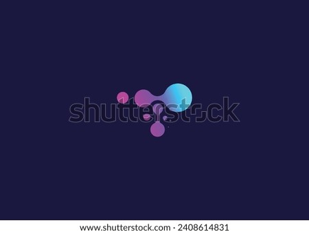 Letter T Technology vector monogram logo design template. Letter T molecule, Science and Bio technology Vector logo