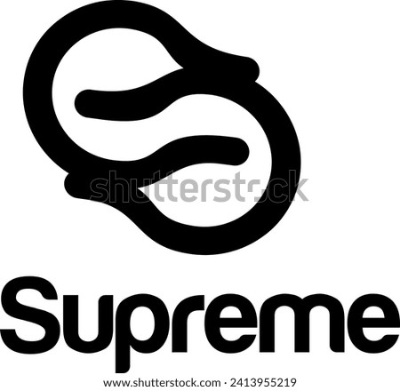 supreme logo design vector file