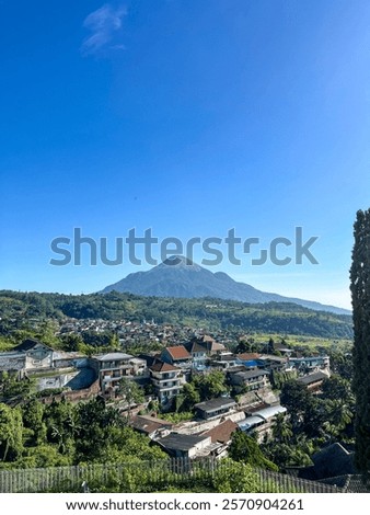 Similar – Foto Bild Kleine Stadt im Vulkantal Insel