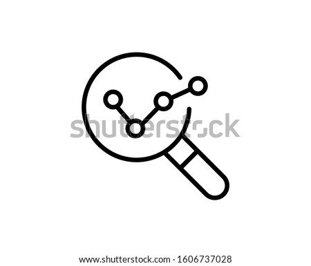 Analysis premium line icon. Simple high quality pictogram. Modern outline style icons. Stroke vector illustration on a white background. 