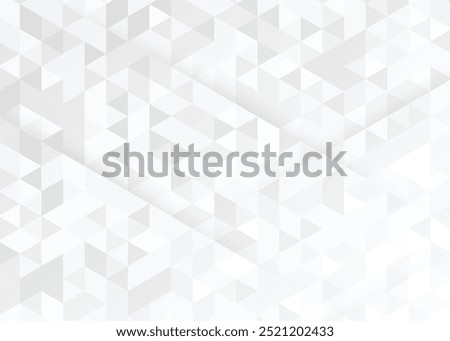 White background triangle patterns, White triangle geometric pattern background, Geometric background, Abstract geometric background. Vector 3d illustration. Triangle or pyramid white shapes.