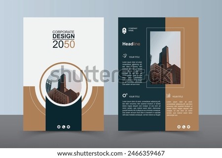 Modern Layout Flyer. Corporate Book Cover Design, EPS Vector Template. Can be Adapt to Brochure, Annual Report, Magazine, Business Presentation, Poster, flyer, Banner, Website


