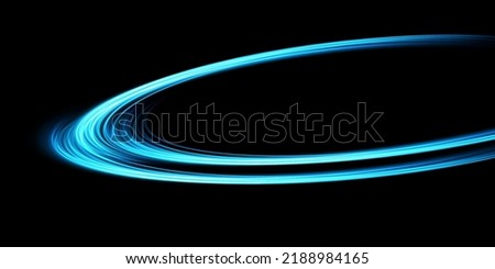 Abstract light lines of movement and speed. light ellipse. Galaxy Glint. Glowing podium. Space tunnel. Light everyday glowing effect. semi-circular wave, light trail curve swirl. Bright spiral. 