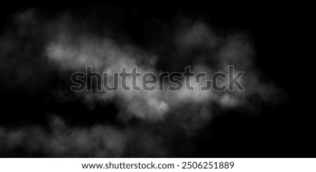 Fog or smoke, white smog clouds on floor, isolated transparent special effect. Vector illustration, morning fog over land or water surface, magic haze.	