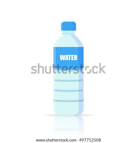 Water Bottle vector icon.