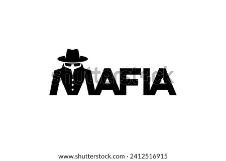 Mafia wordmark company logo design.