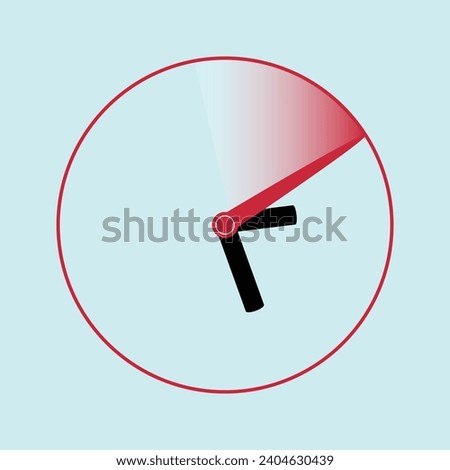 Limited time running out clock vector illustrations