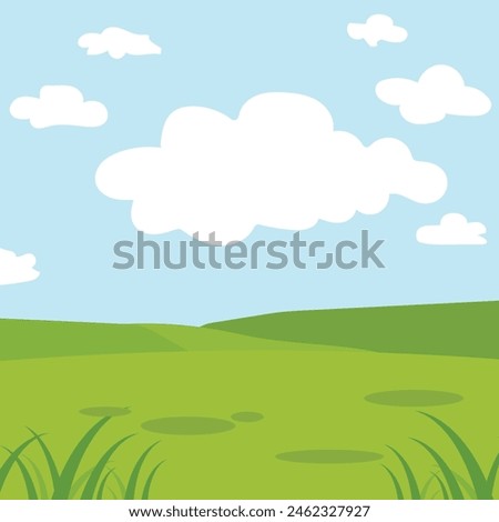 Flat Playground background vector illustration