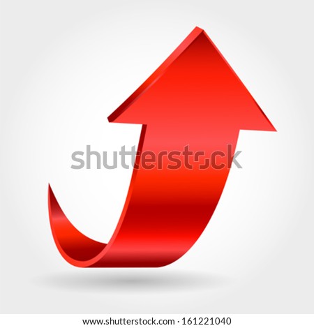 Similar – Image, Stock Photo red arrow points upwards