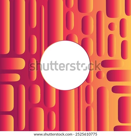 Abstract geometric rounded shapes Gradient background with dynamic effect. Cover design template for banner, flyer and poster.