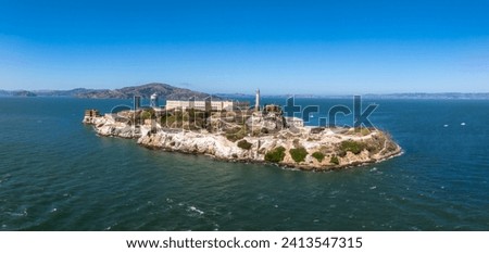 Similar – Image, Stock Photo View from Alcatraz Island in October 2019