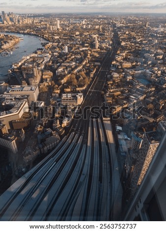 Similar – Image, Stock Photo Bridge shadows in winter in Kreuzberg/Treptow/Neukölln