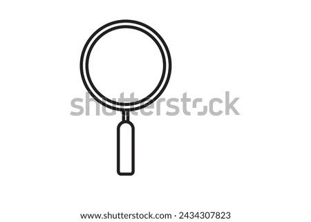 Magnifier Glass Icons set of marketing icons, seo, analytics, ads, business