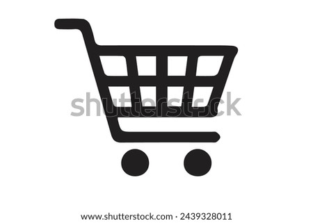 Shopping Cart Icon, flat design best vector icon