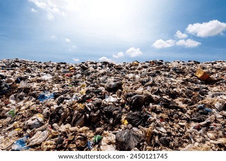 Similar – Image, Stock Photo Plastic waste on bird neck. Ducks and plastic pollution