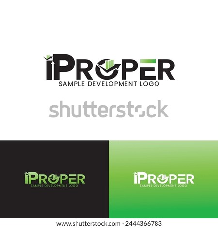 PROPER Development logo design. New Adobe Illustrator logo creation 2024.