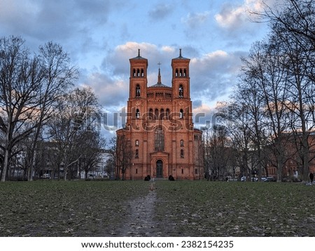 Similar – Image, Stock Photo Berlin Kreuzberg with church