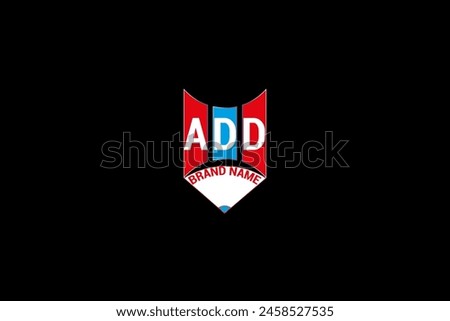 ADD letter logo vector design, ADD simple and modern logo. ADD luxurious alphabet design