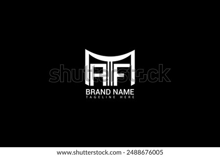 AF Letter Logo Design. Creative Initials Letter Concept. AF Icon Design