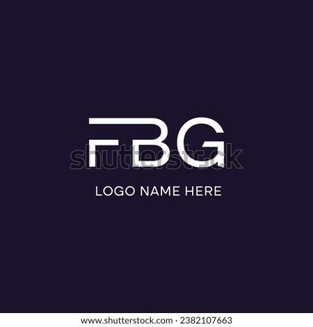 FGB business logo.modern vectors logo .FBG