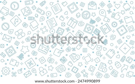 Seamless pattern user interface, Essentials element background