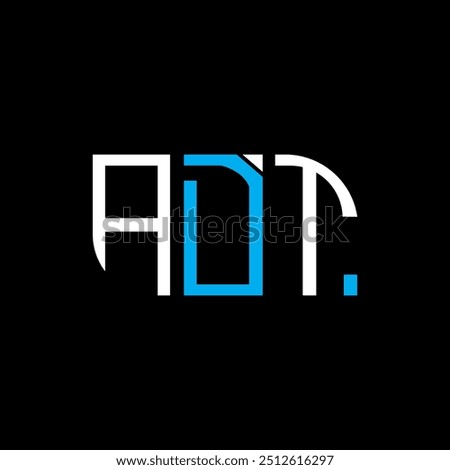 ADT logo design, ADT simple and modern logo.
 ADT luxurious alphabet design