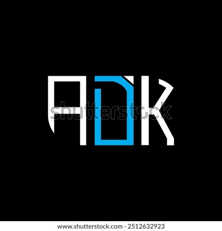 ADK logo design, ADK simple and modern logo.
 ADK luxurious alphabet design