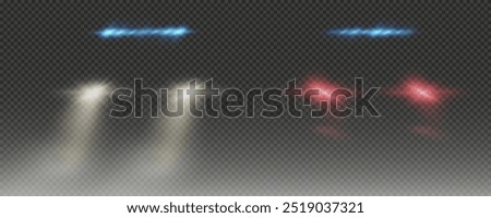 Similar – Image, Stock Photo Car moving on the road in europe small town, aerial view