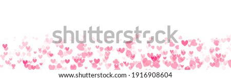 Abstract Backgrounds hart bokeh isolated on white background in valentine 's day Imagine de stoc © 