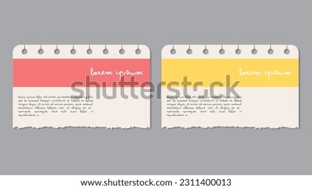 Template of two horizontal vertical banners with text and text. vertical and vertical orientation.  ,isolated on gray background , illustration Vector EPS 10