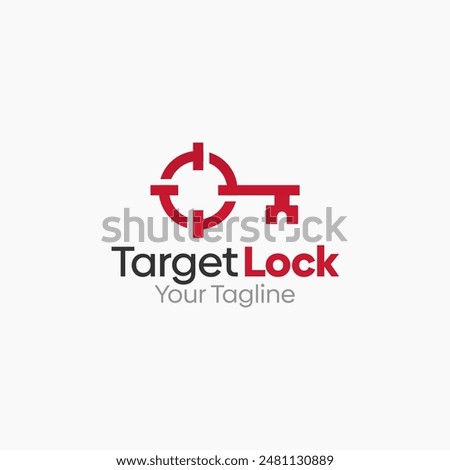 Target Lock Logo Vector Template Design. Good for Business, Start up, Agency, and Organization