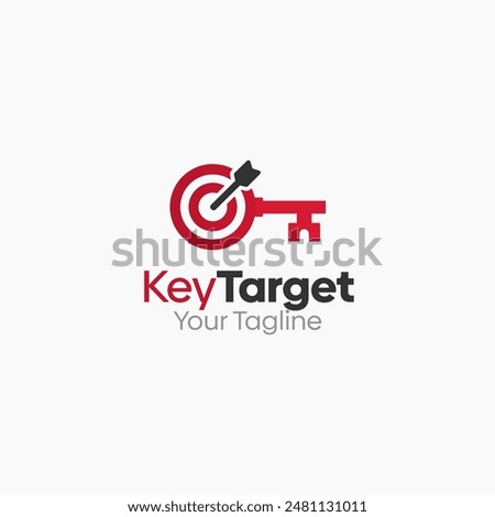 Key Target Logo Vector Template Design. Good for Business, Start up, Agency, and Organization