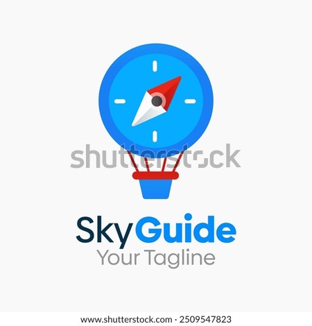 Sky Guide Logo Design Template. Good for Business, Agency, Community and Organization