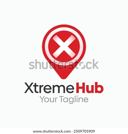 Xtreme Hub Logo Design Template. Good for Business, Agency, Community and Organization