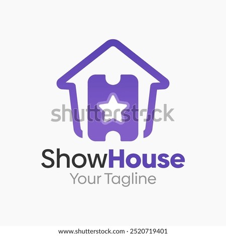 Show House Logo Design Template. Good for Business, Agency, Community and Organization