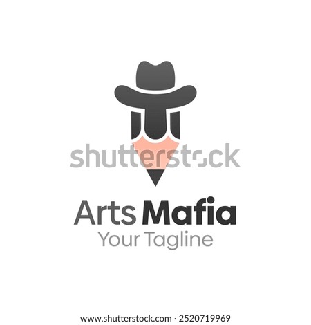 Art Mafia Logo Design Template. Good for Business, Agency, Community and Organization