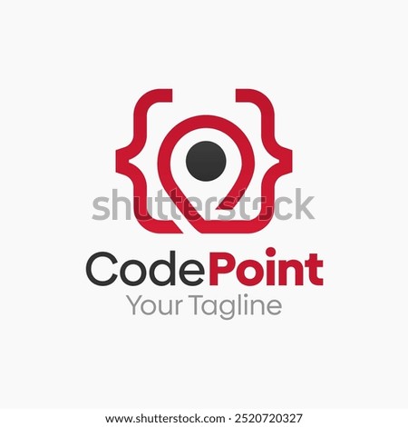 Code Point Logo Design Template. Good for Business, Agency, Community and Organization