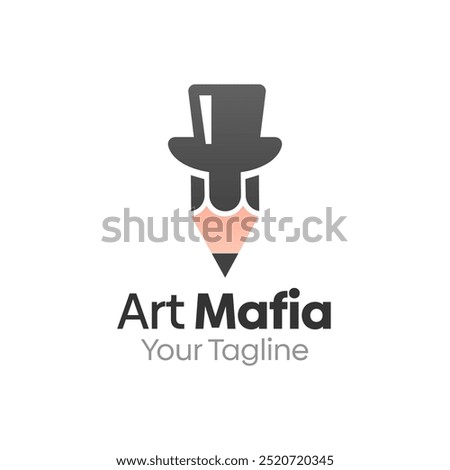 Art Mafia Logo Design Template. Good for Business, Agency, Community and Organization