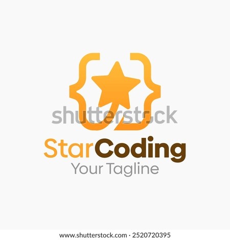 Star Code Logo Design Template. Good for Business, Agency, Community and Organization