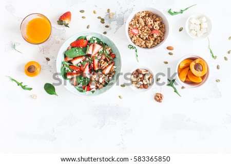 Similar – Image, Stock Photo lunch table Food Nutrition