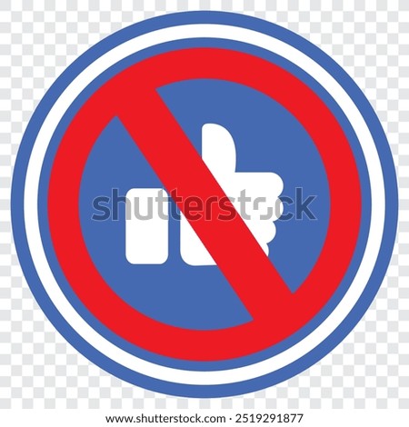 Ban isolated icon, blocked linear icon, block outline vector icon with editable stroke. EPS 10.