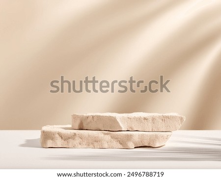 Similar – Image, Stock Photo Light and color play branches in front of plastered house wall