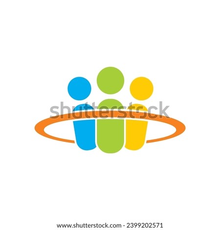 people succes teamwork icon logo